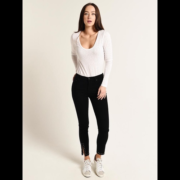 Citizens of Humanity SCULPT Rocket High Rise Skinny‎ Ankle Jeans Split Hem - Picture 1 of 6